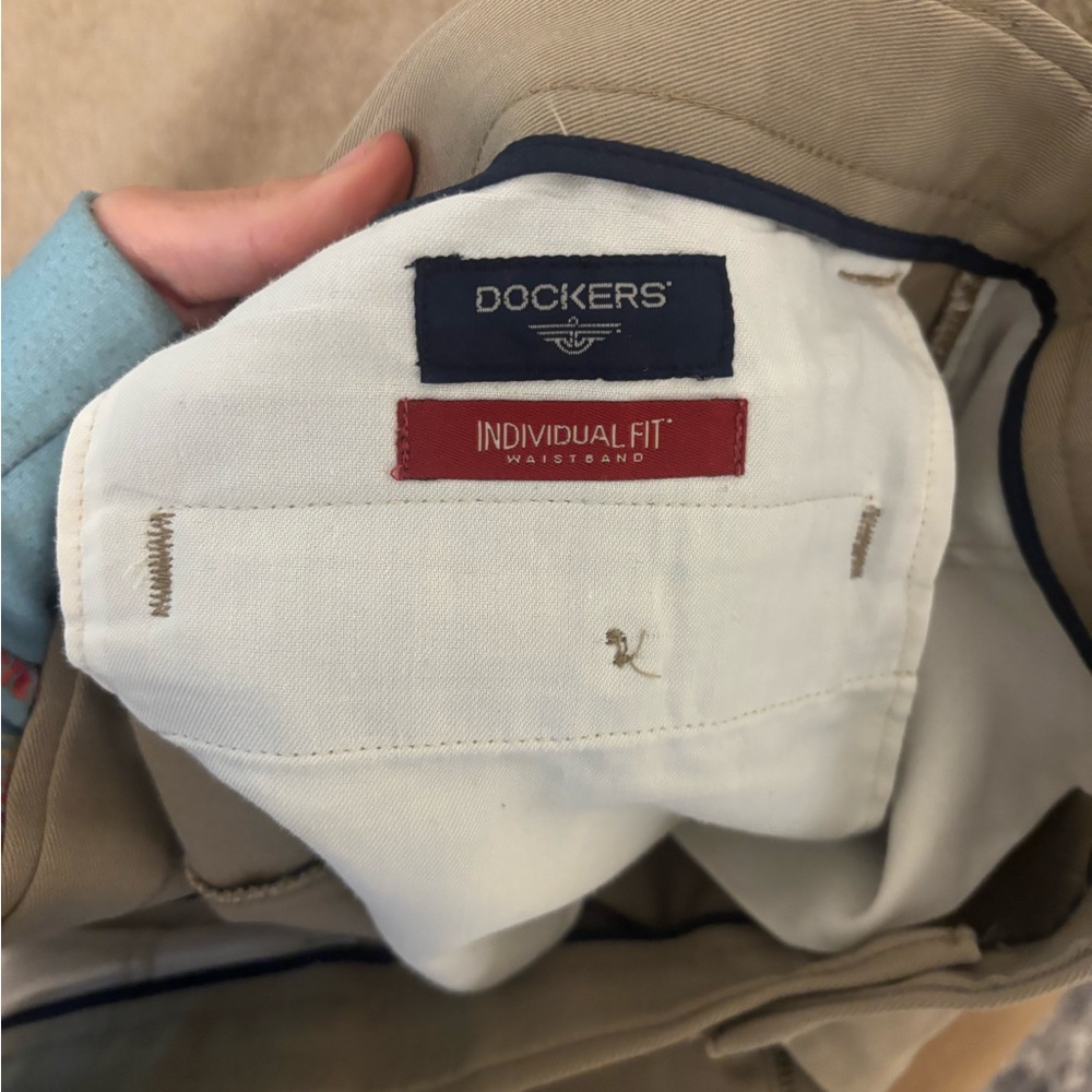 Dockers Tan Individual Fit Trousers